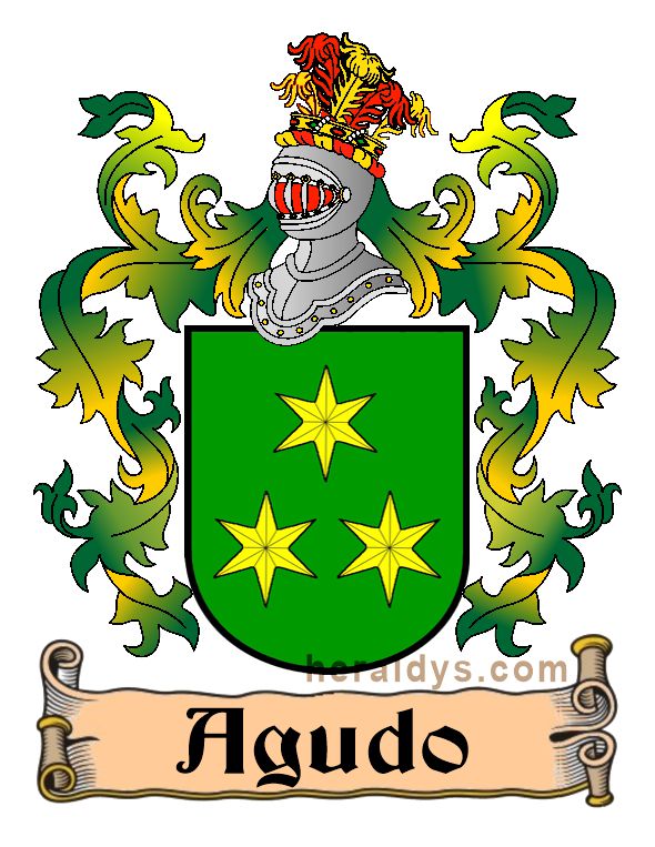 Escudo apellido Agudo Escudo heráldico del apellido Agudo