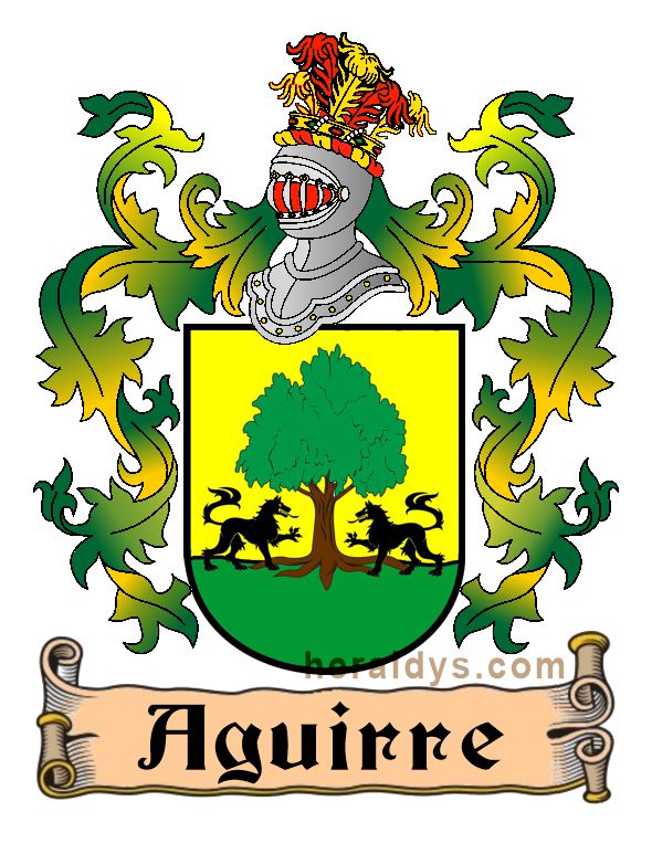 Escudo apellido Aguirre Escudo heráldico del apellido Aguirre