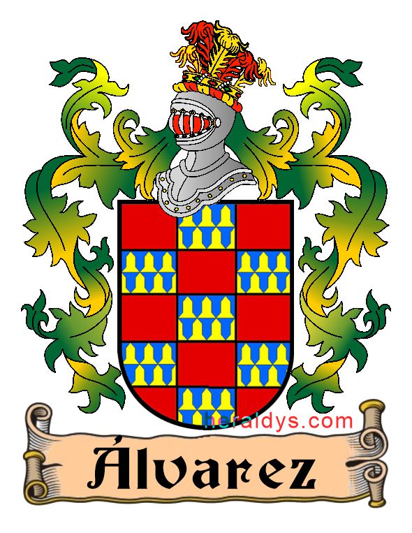 Escudo del apellido Álvarez Escudo del apellido Álvarez