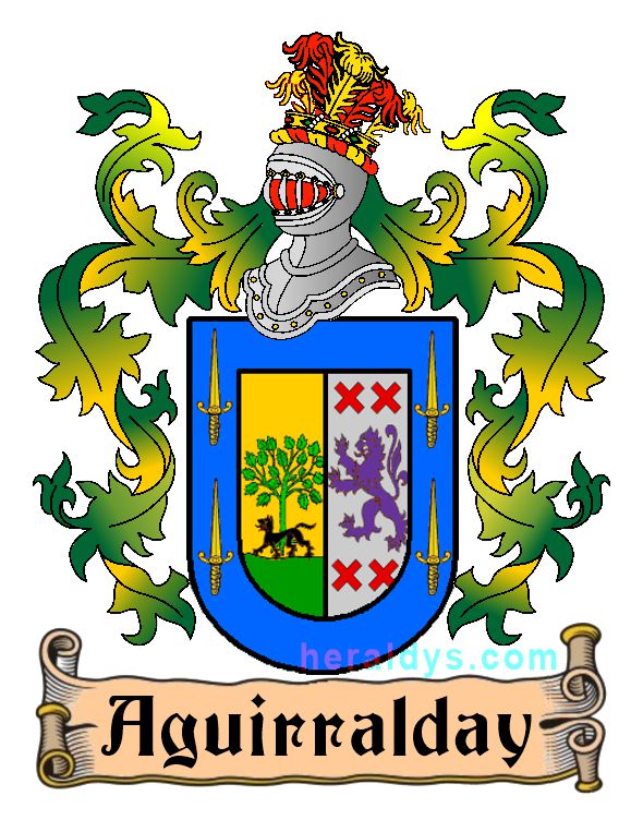Escudo Apellido Aguirralday Escudo Apellido Aguirralday