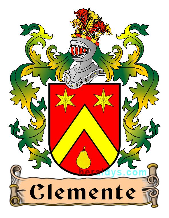 Escudo Apellido Clemente Escudo Apellido Clemente