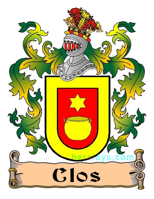 Escudo Apellido Clos Escudo Apellido Clos