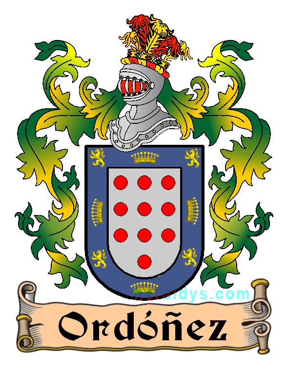 Escudo apellido Ordóñez