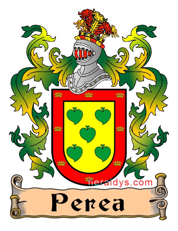 Escudo apellido Perea