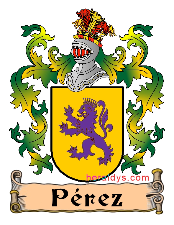 Escudo apellido Pérez