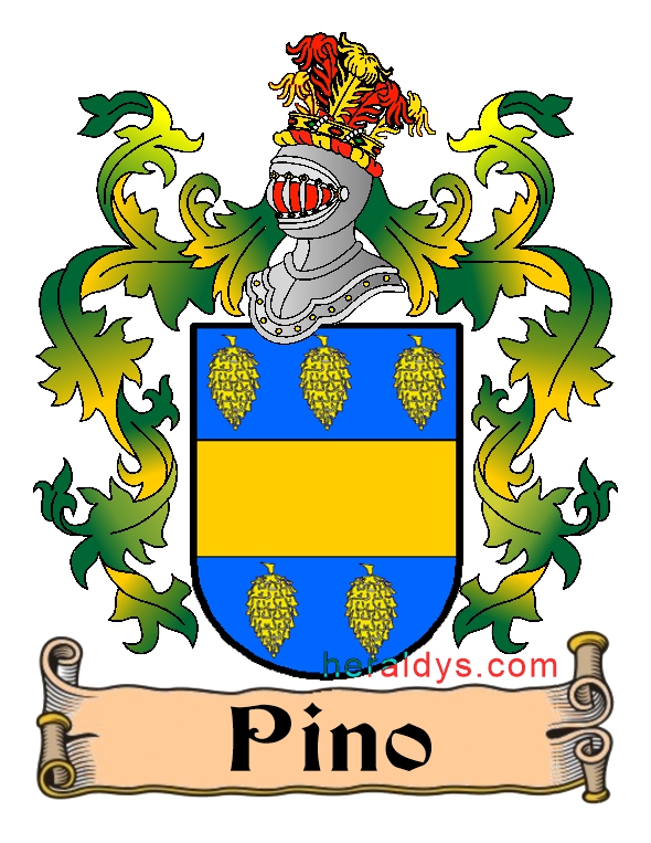 Escudo apellido Pino y del Pino Escudo apellido Pino y del Pino