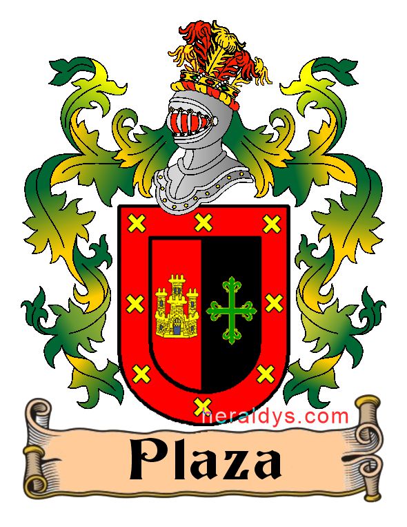 Escudo apellido Plaza 2 Escudo apellido Plaza 2