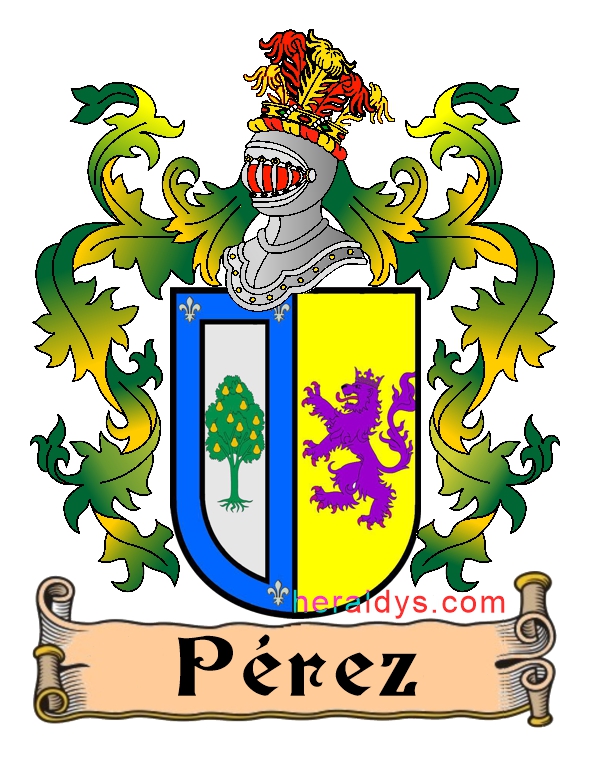 Escudo apellido Pérez